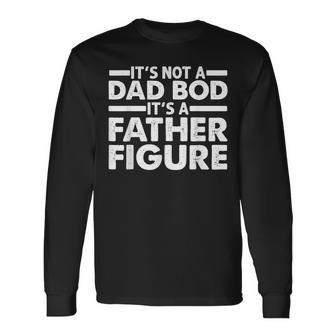 Dad Bod For Dad Men Dad Bod Father Gym Workout Long Sleeve T-Shirt - Seseable