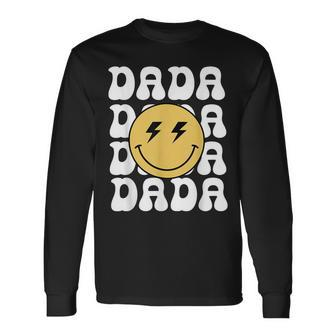 Dada One Happy Dude Birthday Theme Matching Long Sleeve T-Shirt | Mazezy AU