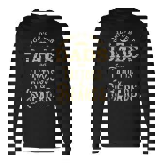 Dads With Tattoos And Beards Long Sleeve T-Shirt | Mazezy