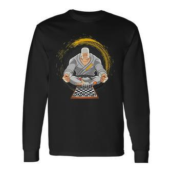 Do You Dare To Play Chess With Master White Gorilla Bjj Long Sleeve T-Shirt T-Shirt | Mazezy