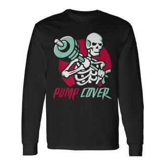 Deadlift Reverse Tyedye Gym Pump Cover Gym Long Sleeve T-Shirt | Mazezy