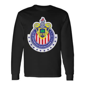 Deportivo Guadalajara Club Supporter Fan Mexico Mexican Long Sleeve T-Shirt - Monsterry