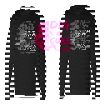 Dig For A Cure Breast Cancer Awareness Volleyball Pink Long Sleeve T-Shirt T-Shirt | Mazezy