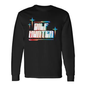 Dilf Hunter Apparel Long Sleeve T-Shirt | Mazezy CA