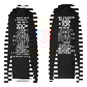 Dion Name Im The Crazy Dion Long Sleeve T-Shirt | Seseable UK