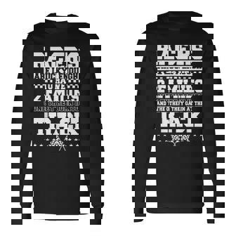 Dirt Track Racing Automobile Race Bike Car Racers Motocross Racing Long Sleeve T-Shirt T-Shirt | Mazezy