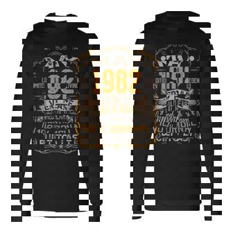 Distressed May 1982 Decorations 39Th Birthday 39 Years Old Long Sleeve T-Shirt | Mazezy