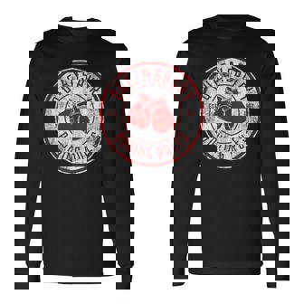 Distressed Queensbury Boxing Rules Vintage Boxing Long Sleeve T-Shirt | Mazezy