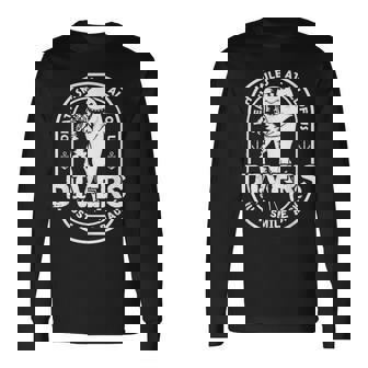 Dive Quotes & Sayings Scuba Divers Just Smila Back Long Sleeve T-Shirt | Mazezy