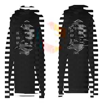 Dive Retro Underwater Swim Scuba Diving Diver Surfer Long Sleeve T-Shirt | Mazezy