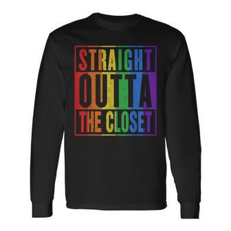 Dont Hide Your Gay Les Bi Tran Come Outta The Closet Lgbt Long Sleeve T-Shirt | Mazezy