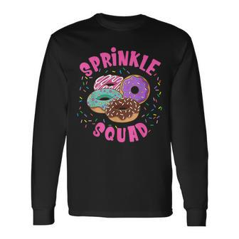 Donut Sprinkle Squad Graphic Sprinkle Donut Long Sleeve - Seseable
