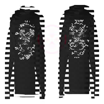 Drag Racing Race Car Vintage Run Your Car Not Your Mouth Racing Long Sleeve T-Shirt T-Shirt | Mazezy