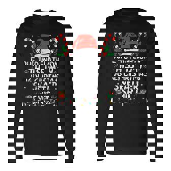 Due To Inflation This Is My Ugly Sweater For Christmas Long Sleeve T-Shirt | Mazezy