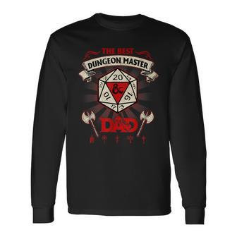 Dungeon Crawler Dragon Master The Best Dad Fathers Day Long Sleeve T-Shirt T-Shirt | Mazezy