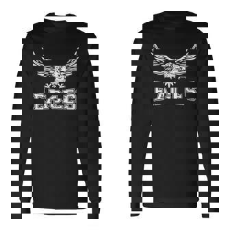 Eagles Fly Vintage Eagles Flying Bird Inspirational Long Sleeve T-Shirt - Thegiftio