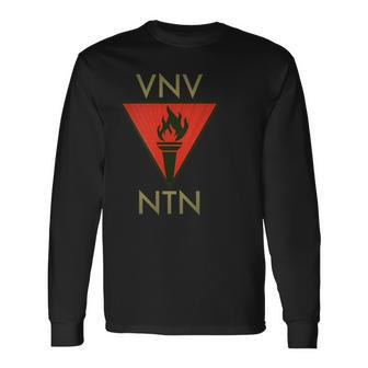 Ebm-Nation Electronic Body Music Pro-Vnv-Ntn Long Sleeve T-Shirt | Mazezy