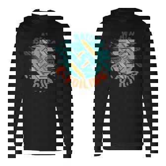 Efoil Electric Hydrofoil I'd Rather Be E-Foiling Long Sleeve T-Shirt | Mazezy