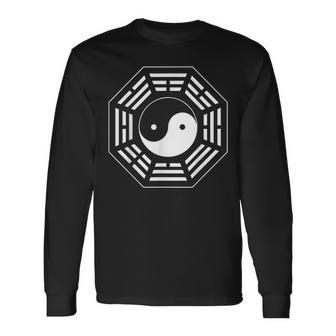 Eight Trigrams Caodaism Vietnam Religion Graphic Long Sleeve T-Shirt | Mazezy
