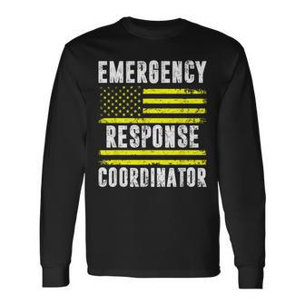 Emergency Response Coordinator 911 Operator Dispatcher Long Sleeve T-Shirt | Mazezy CA