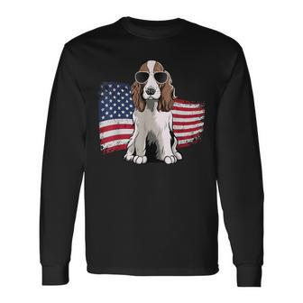 English Springer Spaniel Dog Breed Long Sleeve T-Shirt | Mazezy