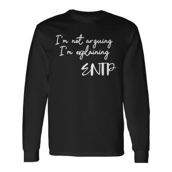 Entp Extrovert Myers Briggs Personality Type Long Sleeve T-Shirt | Mazezy