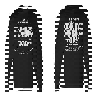 Evans Thing Name Reunion Reunion Long Sleeve T-Shirt T-Shirt | Mazezy