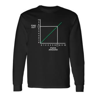 Fafo Fuck Around And Find Out Math Graph Chart Long Sleeve - Monsterry UK