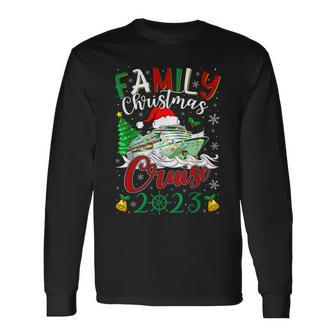 Family Christmas Cruise 2023 Xmas Squad Cruising Lover Long Sleeve T-Shirt | Mazezy