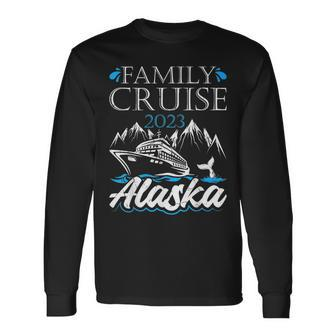 Family Cruise Alaska 2023 Matching Vacation Souvenir Long Sleeve T-Shirt - Seseable