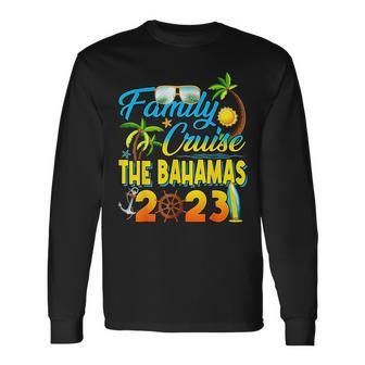 Family Cruise The Bahamas 2023 Summer Matching Vacation Long Sleeve T-Shirt - Seseable