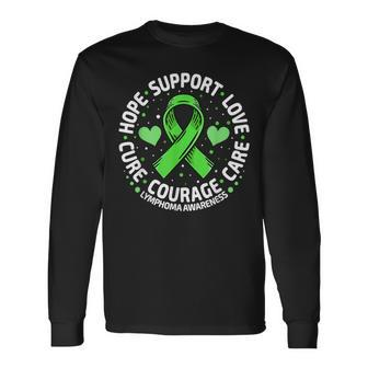 Family Support Non Hodgkin's Lymphoma Cancer Awareness Long Sleeve - Seseable