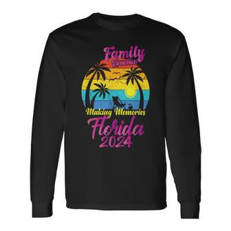 Family Vacation 2024 Florida Vacation Making Memories 2024 Long Sleeve T-Shirt | Mazezy