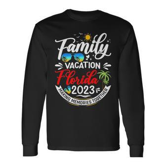 Family Vacation Florida 2023 Beach Summer Vacation 2023 Long Sleeve T-Shirt - Seseable