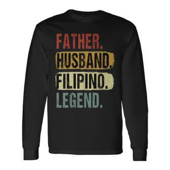 Ilokano Philippines Filipino Pride Filipino Long Sleeve T-Shirt T-Shirt ...