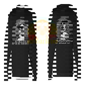 Fathers Day Beagle Dog Dad Vintage Best Beagle Dad Ever Long Sleeve T-Shirt T-Shirt | Mazezy