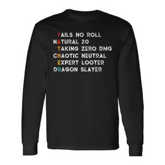 Fathers Day Rpg For A Roleplay Dad Father Cute Poem Long Sleeve T-Shirt | Mazezy