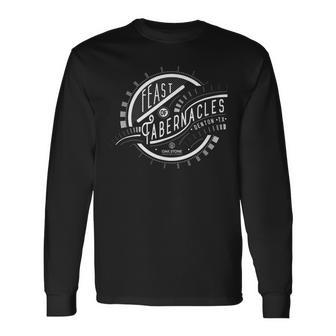 Feast Of Tabernacles Worship In The Tabernacle Oak Stone Long Sleeve T-Shirt | Mazezy
