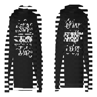 Feeling Stabby Today Horror Horror Long Sleeve T-Shirt | Mazezy