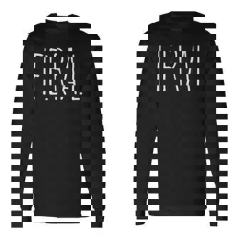 Feral Skinny Handwriting Long Sleeve T-Shirt | Mazezy