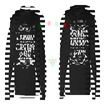 Fernanda Name Christmas Crew Fernanda Long Sleeve T-Shirt - Seseable