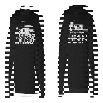 Fifth Wheel Glamping Camper Rv Vacation Vacation Long Sleeve T-Shirt | Mazezy