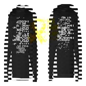 Her Fight Is My Fight Spina Bifida Awareness Long Sleeve T-Shirt | Mazezy