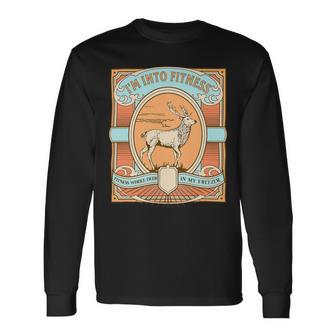 Im Into Fitness Fitness Deer In My Freezer Deer 1 Long Sleeve T-Shirt - Monsterry UK