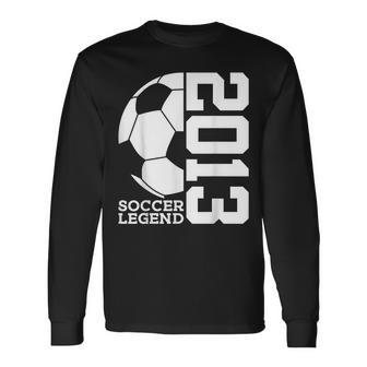 Football 10Th Birthday Soccer Legend 2013 Long Sleeve T-Shirt T-Shirt | Mazezy
