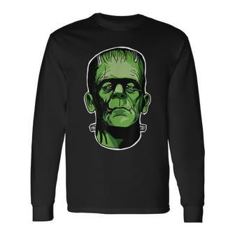 Frankenstein Monster Horror Halloween Halloween Long Sleeve T-Shirt | Mazezy CA