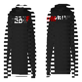 Freadom For Book Lovers Bookworms Long Sleeve T-Shirt | Mazezy