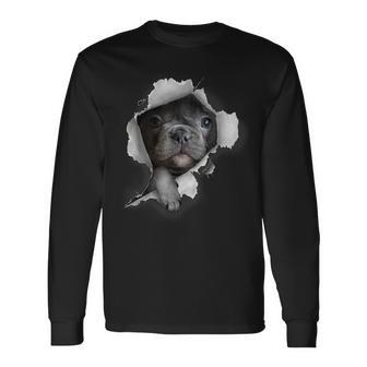 French Bulldog Dog Owner Cute French Bulldog Long Sleeve T-Shirt | Mazezy