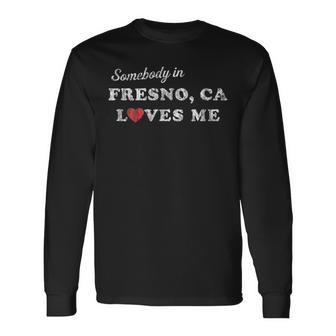 Fresno California Ca Retro 70'S Of Love Long Sleeve T-Shirt | Mazezy
