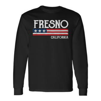 Fresno California Souvenir Long Sleeve T-Shirt | Mazezy